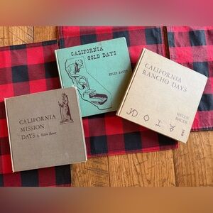 Vintage California History Book Set of 3 
Helen Bauer 1957